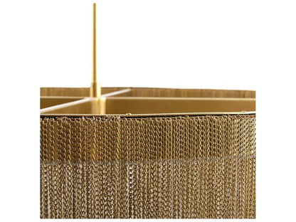 Arteriors Home Bennet Chandelier with Integrated LED in Antique Brass
