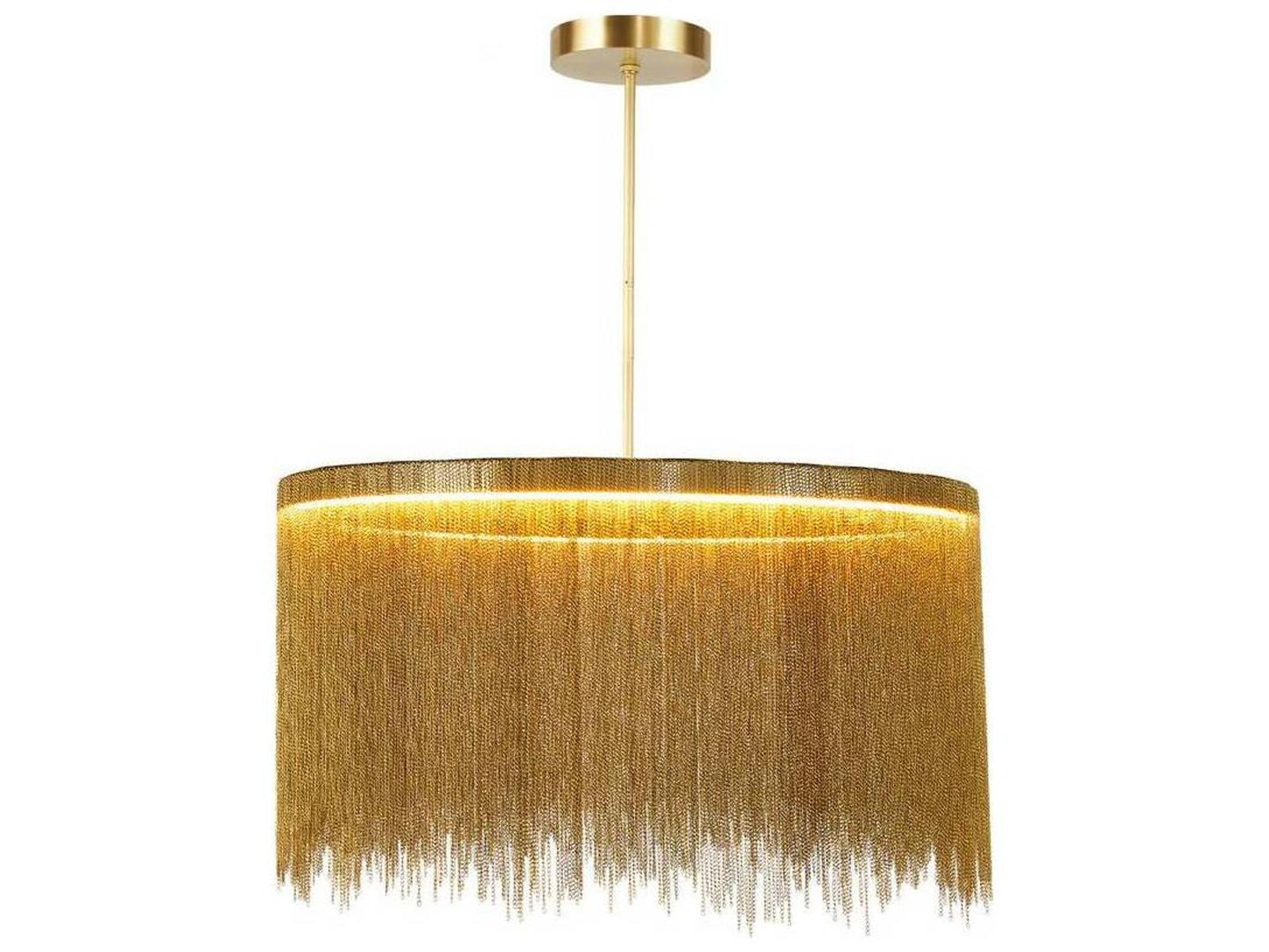 Arteriors Home Bennet Chandelier with Integrated LED in Antique Brass