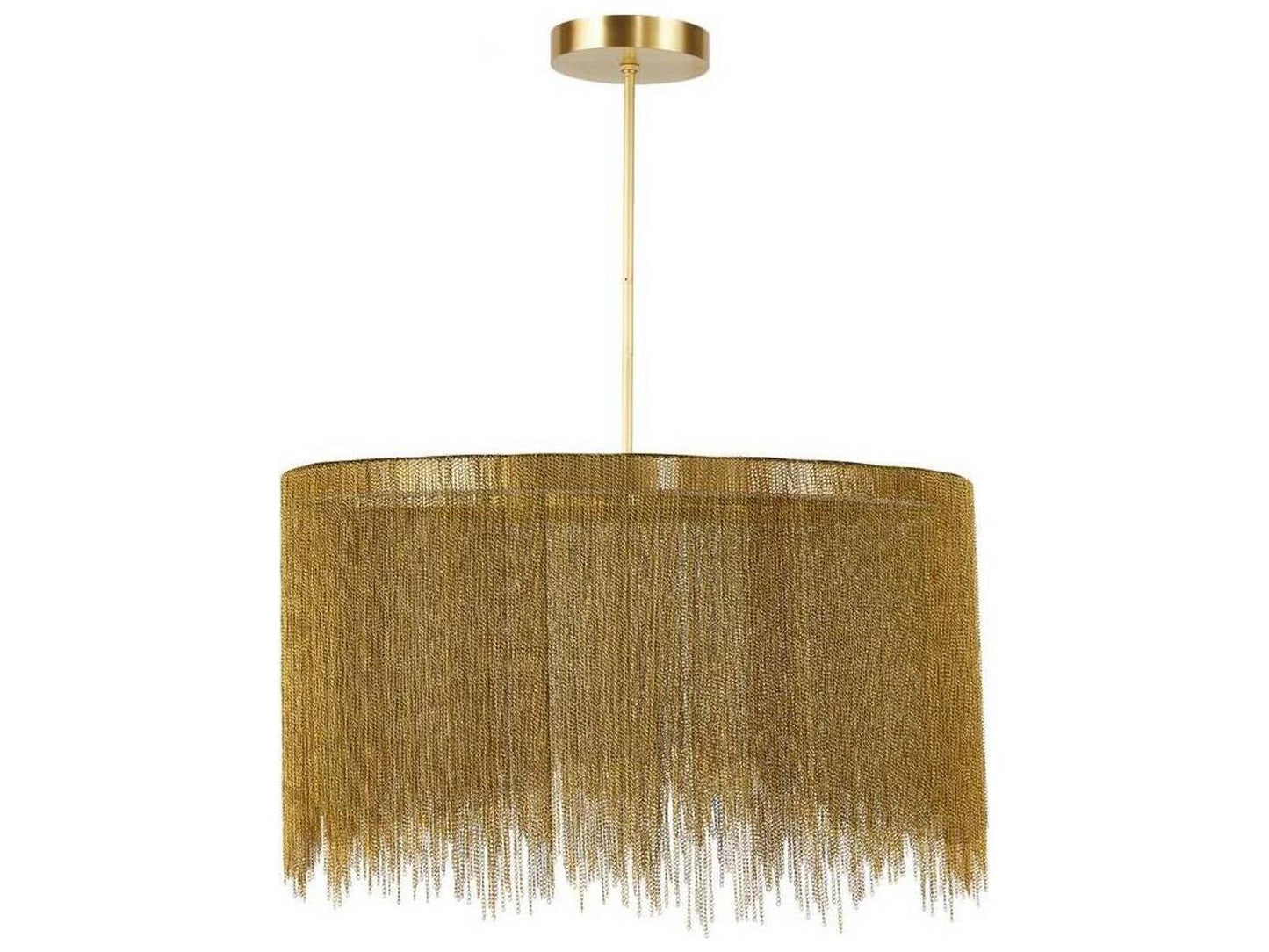 Arteriors Home Bennet Chandelier with Integrated LED in Antique Brass