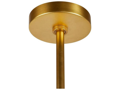Arteriors Home Dutchess 4-Light Chandelier in Gold and Gray Antique Brass