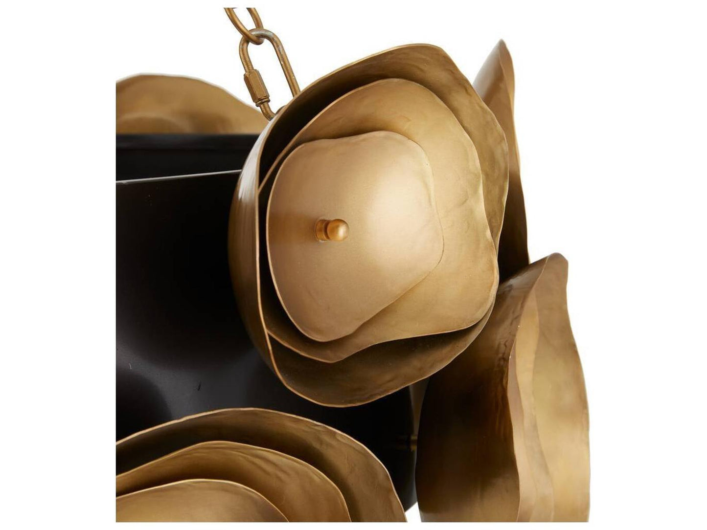 Arteriors Home Arteriors Gaia 6-Light Chandelier in Antique Brass and Bronze