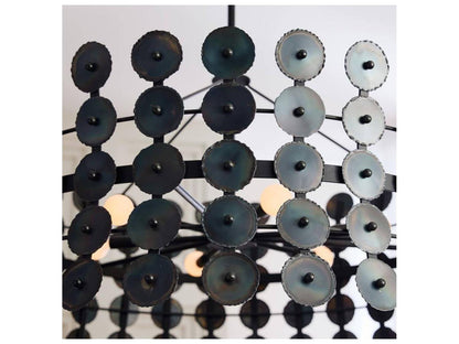Arteriors Home Imperia 6-Light Chandelier in Burnt Iron