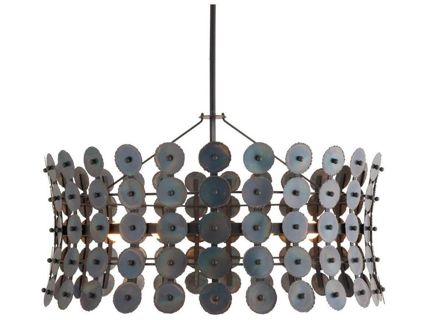Arteriors Home Imperia 6-Light Chandelier in Burnt Iron