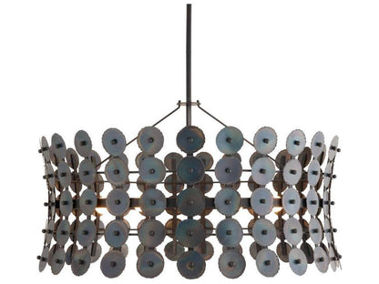 Arteriors Home Imperia 6-Light Chandelier in Burnt Iron