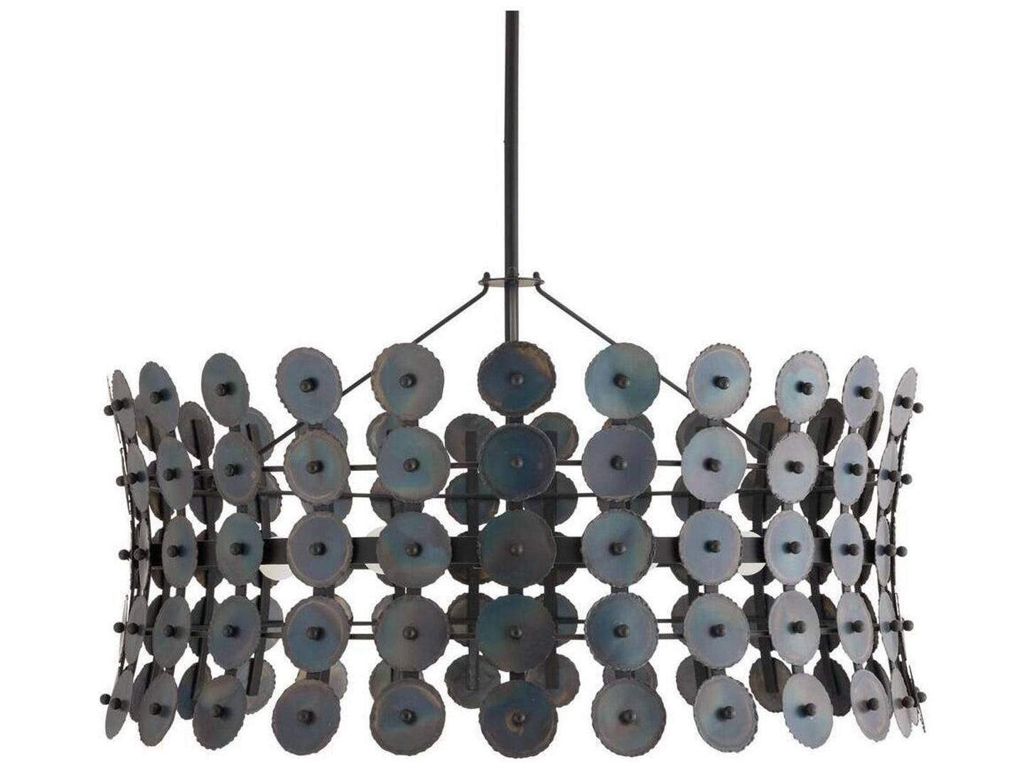 Arteriors Home Imperia 6-Light Chandelier in Burnt Iron