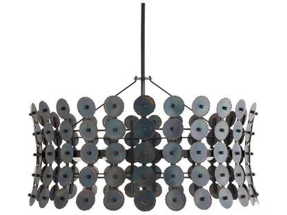 Arteriors Home Imperia 6-Light Chandelier in Burnt Iron