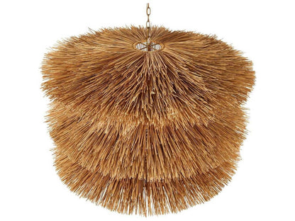Arteriors Home Ansari 3-Light Rattan Pendant Light in Natural