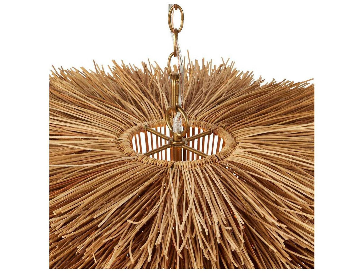 Arteriors Home Ansari 3-Light Rattan Pendant Light in Natural