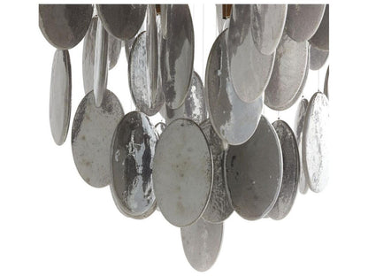 Arteriors Home Tiffany 8-Light Chandelier with Smoke Luster Glass in Antique Brass