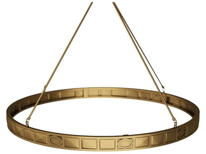 Arteriors Home Empire 1-Light Integrated LED Chandelier in Antique Brass