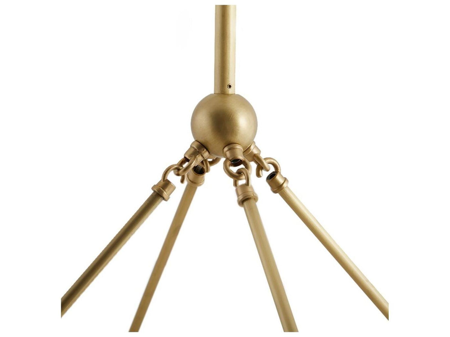 Arteriors Home Empire 1-Light Integrated LED Chandelier in Antique Brass