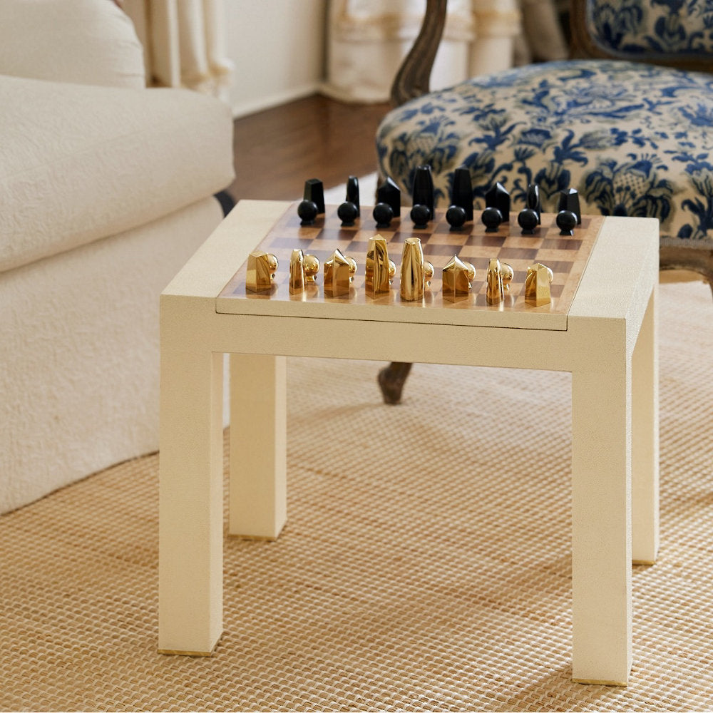 Shagreen Chess Side Table
