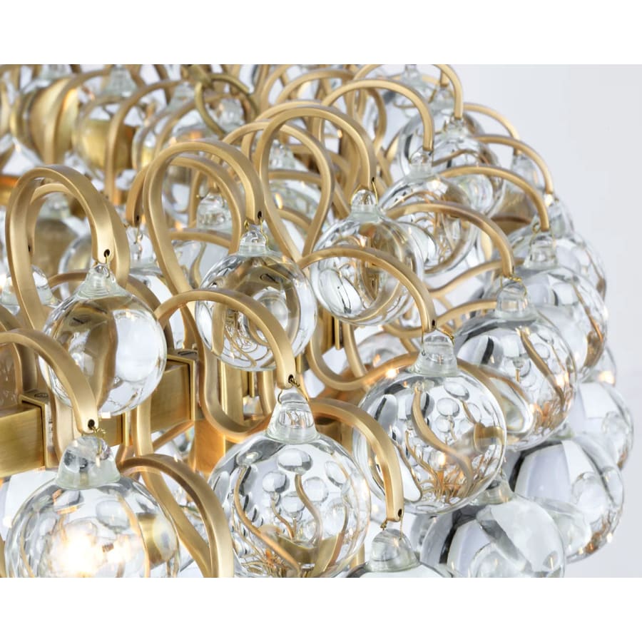Visual Comfort Bellvale 37" Large Ring Crystal Chandelier by AERIN