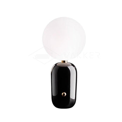 Kade Table Lamp ∅ 7.9″ x H 15.7″ / Dia 20cm x H 40cm / Black + White / US Plug Table lamp