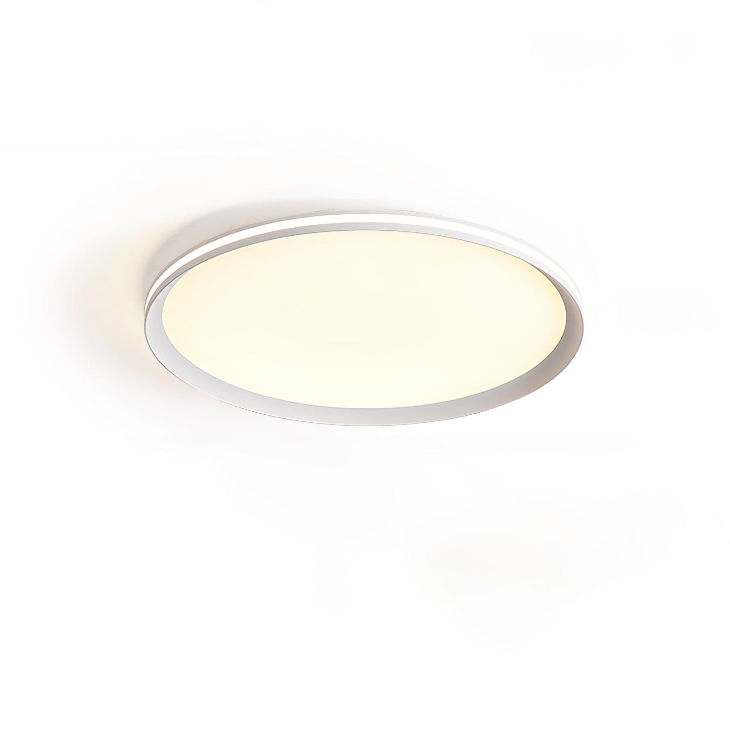 Acrylic Circular LED Ceiling Light ∅ 11.8″ x H 1.2″ / Dia 30cm x H 3cm / White / Three-Color Changing Light Ceiling lamp