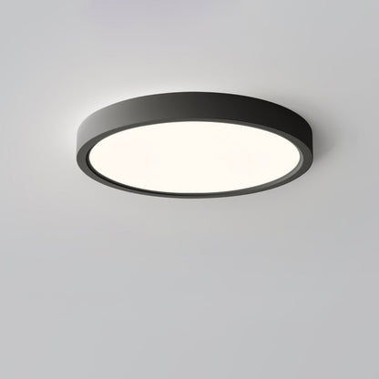 Acrylic Thinnest Round Ceiling Light ∅ 11.8″ x H 0.98″ / Dia 30cm x H 2.5cm / Black / Warm Light 1001 Ceiling lamp