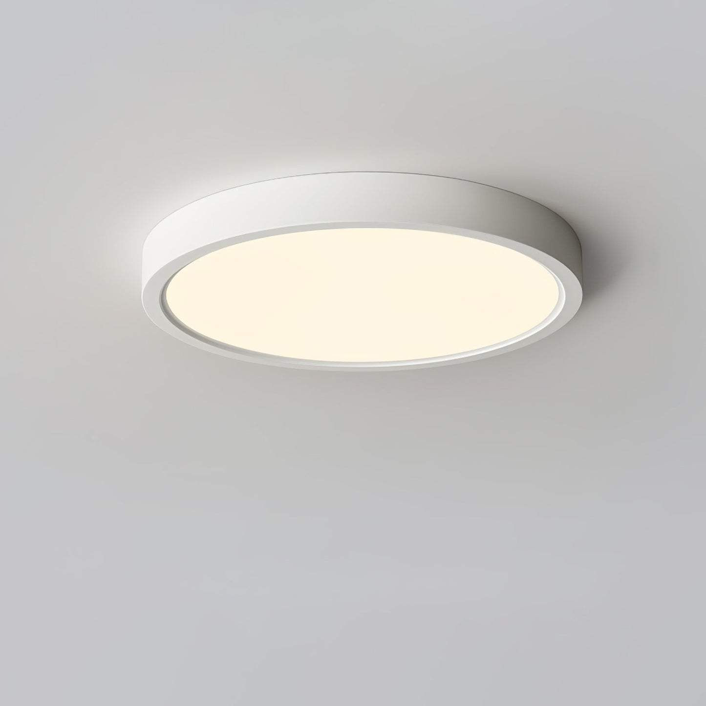 Acrylic Thinnest Round Ceiling Light ∅ 9.1″ x H 0.98″ / Dia 23cm x H 2.5cm / White / Warm Light 1001 Ceiling lamp