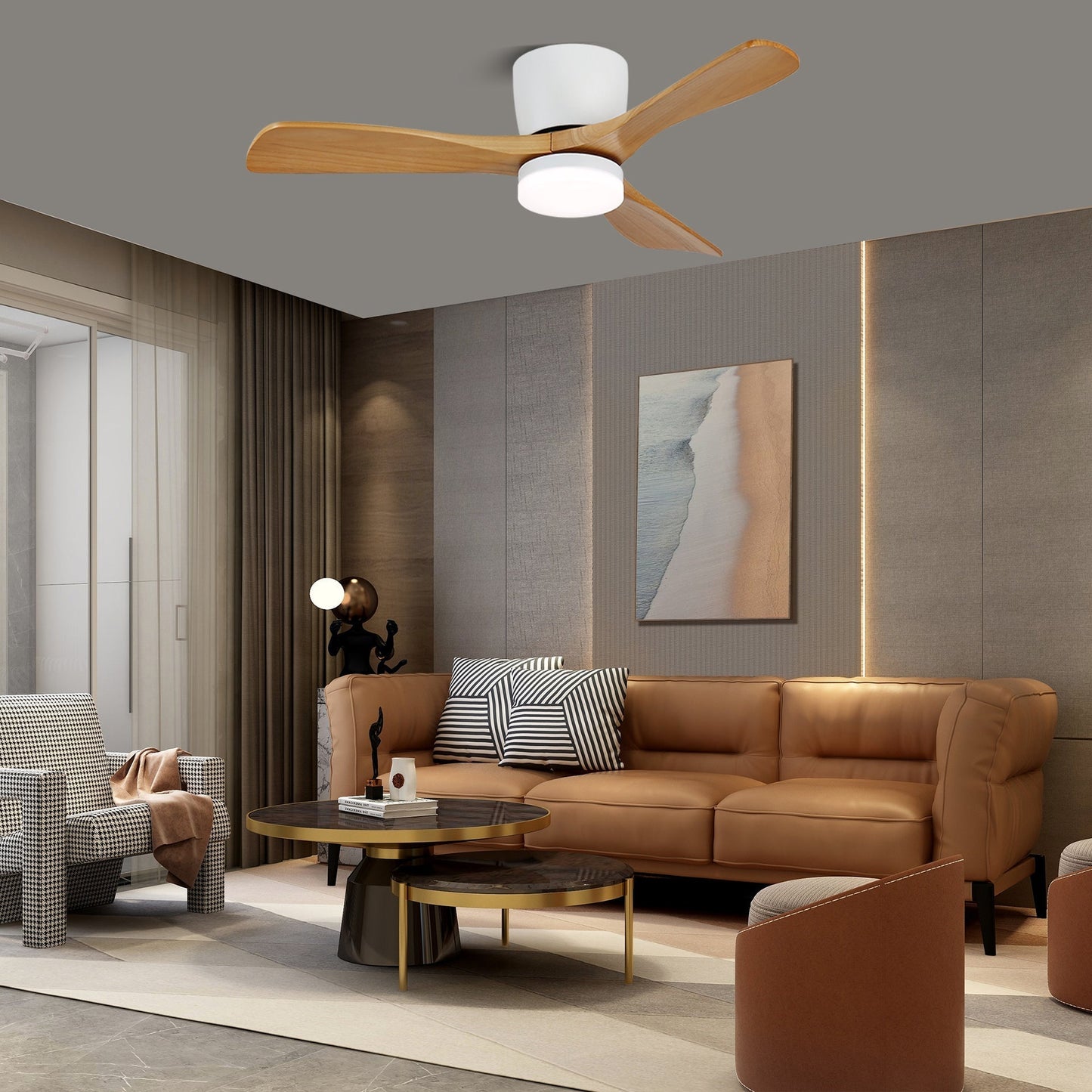 Aerodynamics Wooden 48’’/52’’ Ceiling Fan Light Ceiling fan light