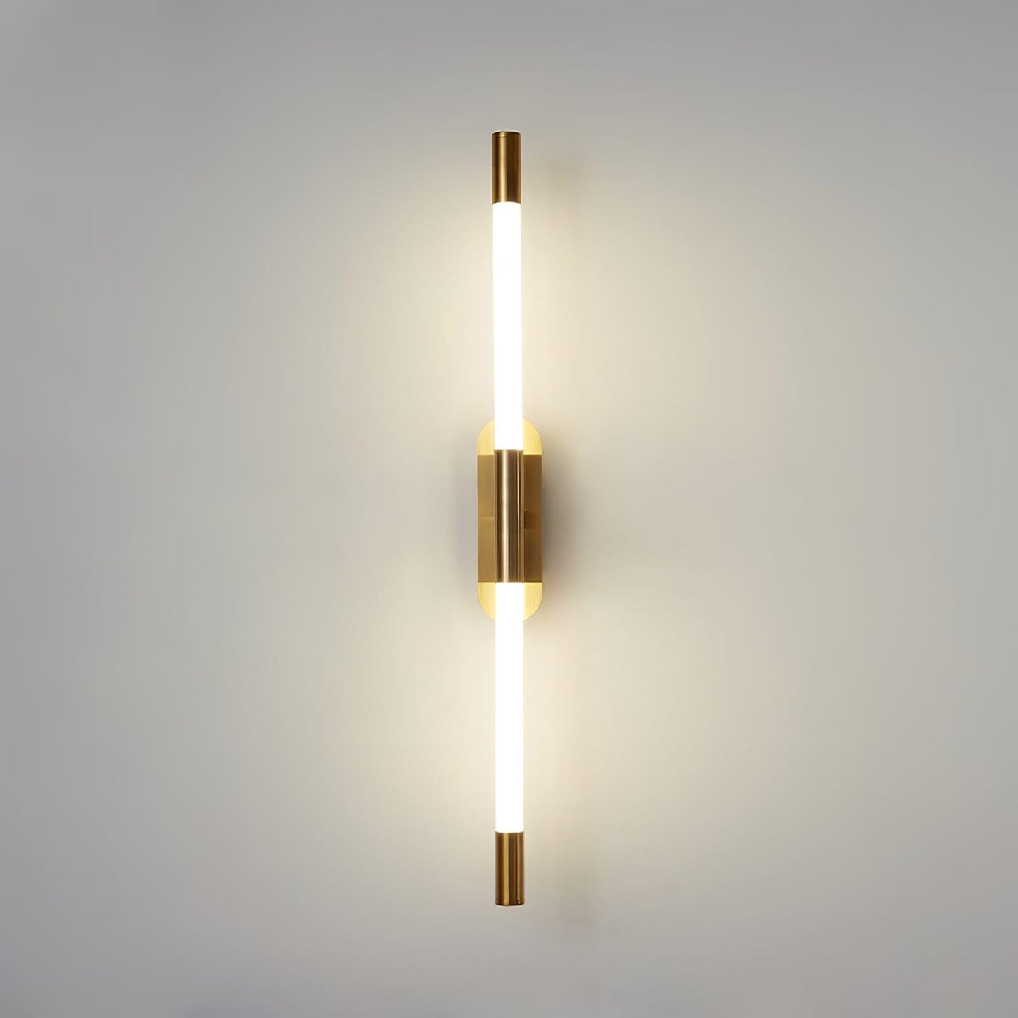 Agnes Sconce ∅ 2″ x H 22.4″ / Dia 5cm x H 57cm / Gold / Warm Light Wall lamp