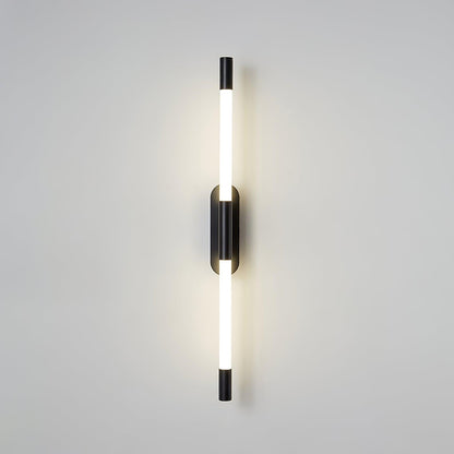 Agnes Sconce ∅ 2″ x H 22.4″ / Dia 5cm x H 57cm / Black / Warm Light Wall lamp