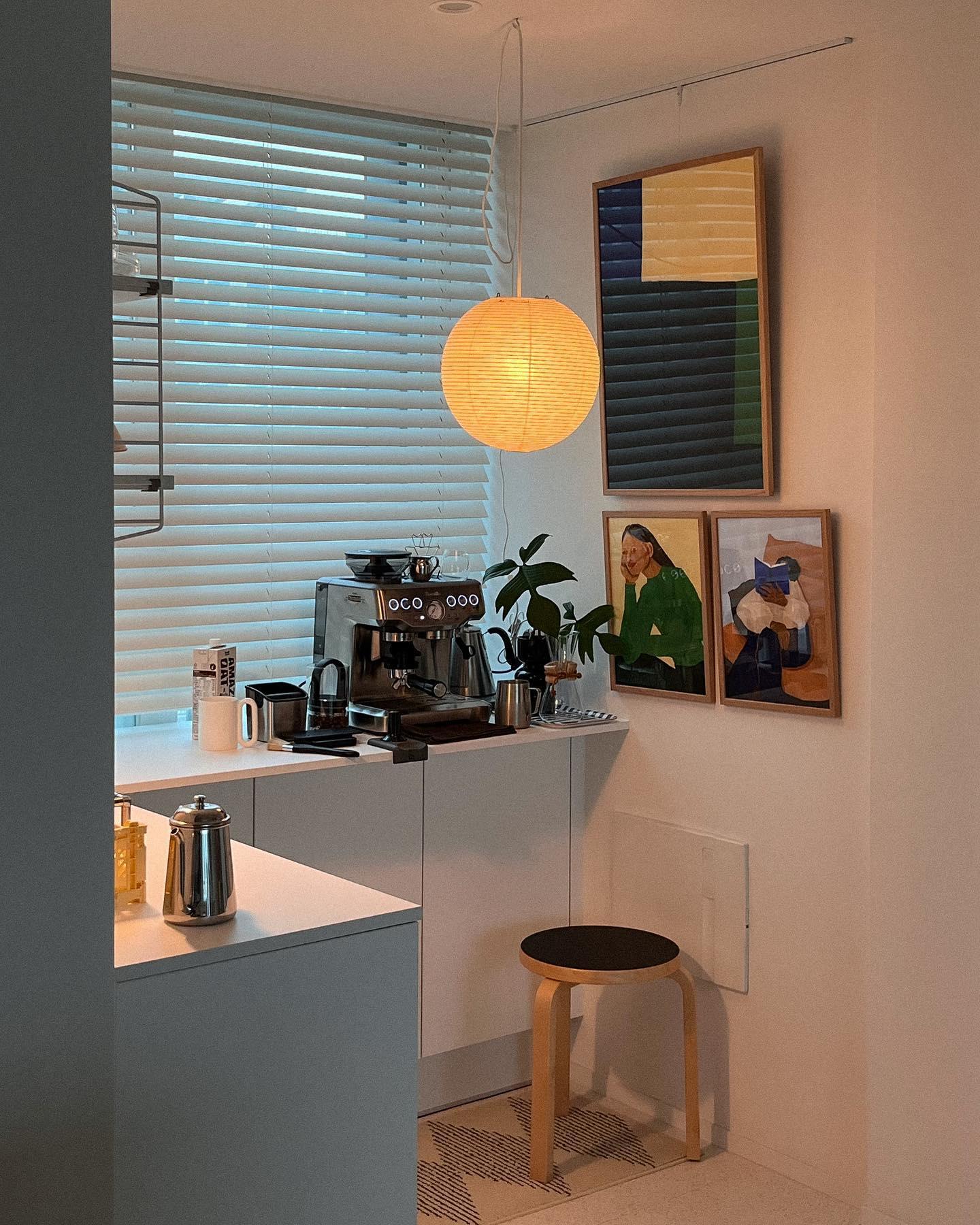 Akari A Round Swag Light 1001 Pendant light