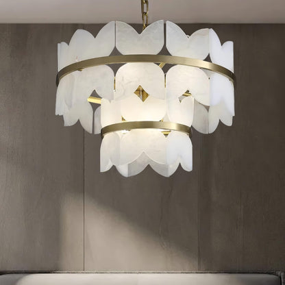 Alabaster Cloudscape Chandelier