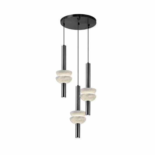 Alabaster Column Pendant Lamp