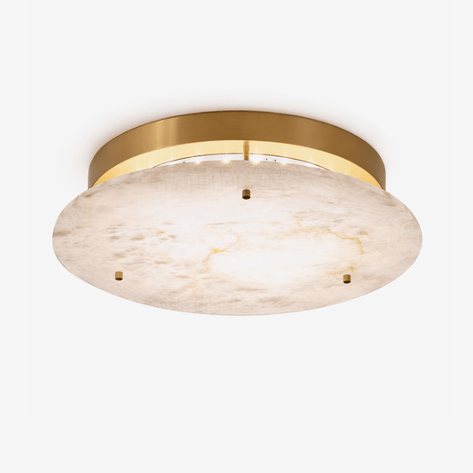 Alabaster Disc Ceiling Lamp