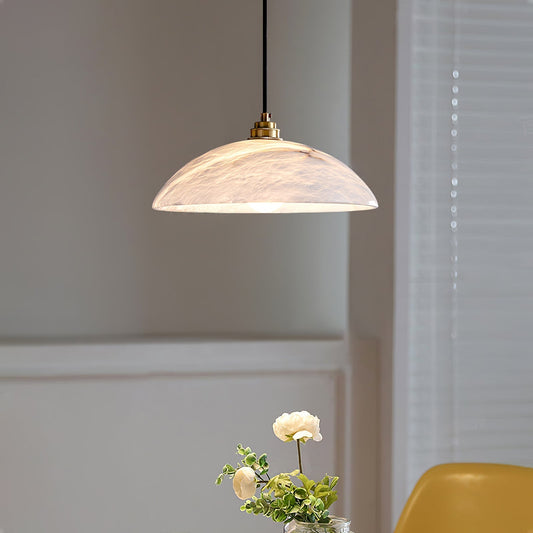 Alabaster Dome Pendant Lamp Pendant light