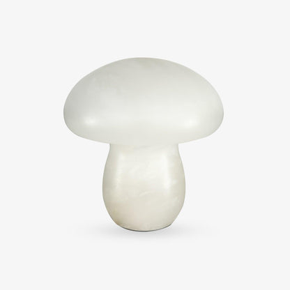 Alabaster Mushroom Table Lamp ∅ 11.8″ x H 11″ / Dia 30cm x H 28cm / White / US Plug Table lamp