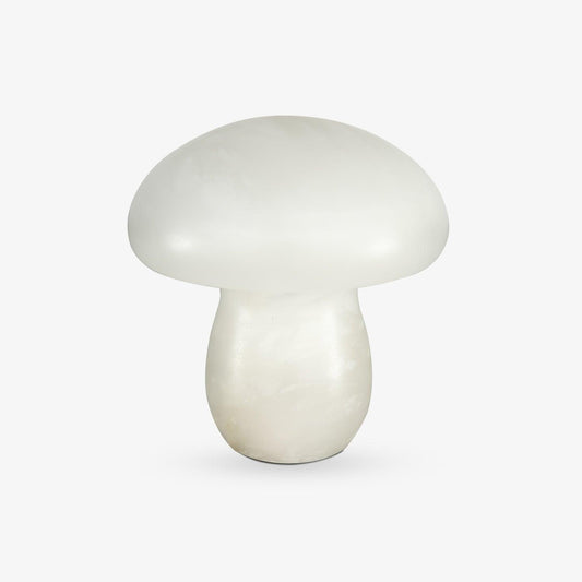 Alabaster Mushroom Table Lamp ∅ 11.8″ x H 11″ / Dia 30cm x H 28cm / White / US Plug Table lamp