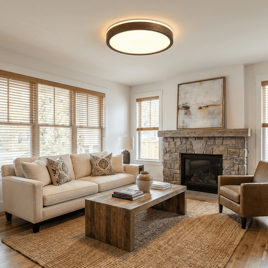 Alder Frame Ceiling Lamp