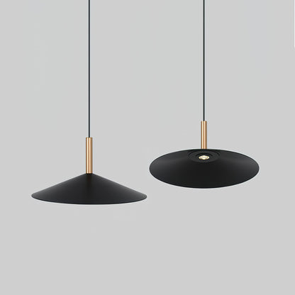 Altura Pendant Lamp ∅ 12.8″ x H 9.1″ / Black / Warm Light Pendant light