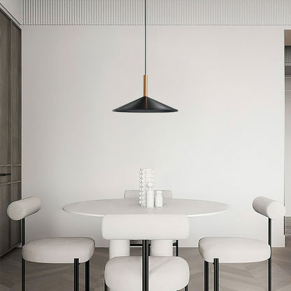 Altura Pendant Lamp ∅ 12.8″ x H 9.1″ / Black / Warm Light Pendant light