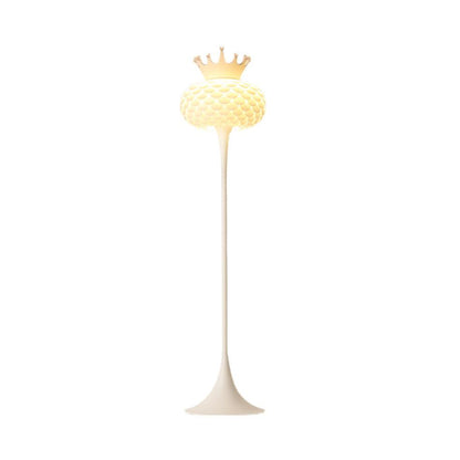 Aluvia Crown Floor Lamp ∅ 14.9″ x H 61.4″/ Dia 38cm x H 156cm / White / US plug Floor lamp