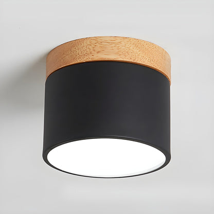 Alva Wooden Surface Downlight ∅ 3.9″ x H 3.1″ / Black / Cool Light 1001 Ceiling lamp
