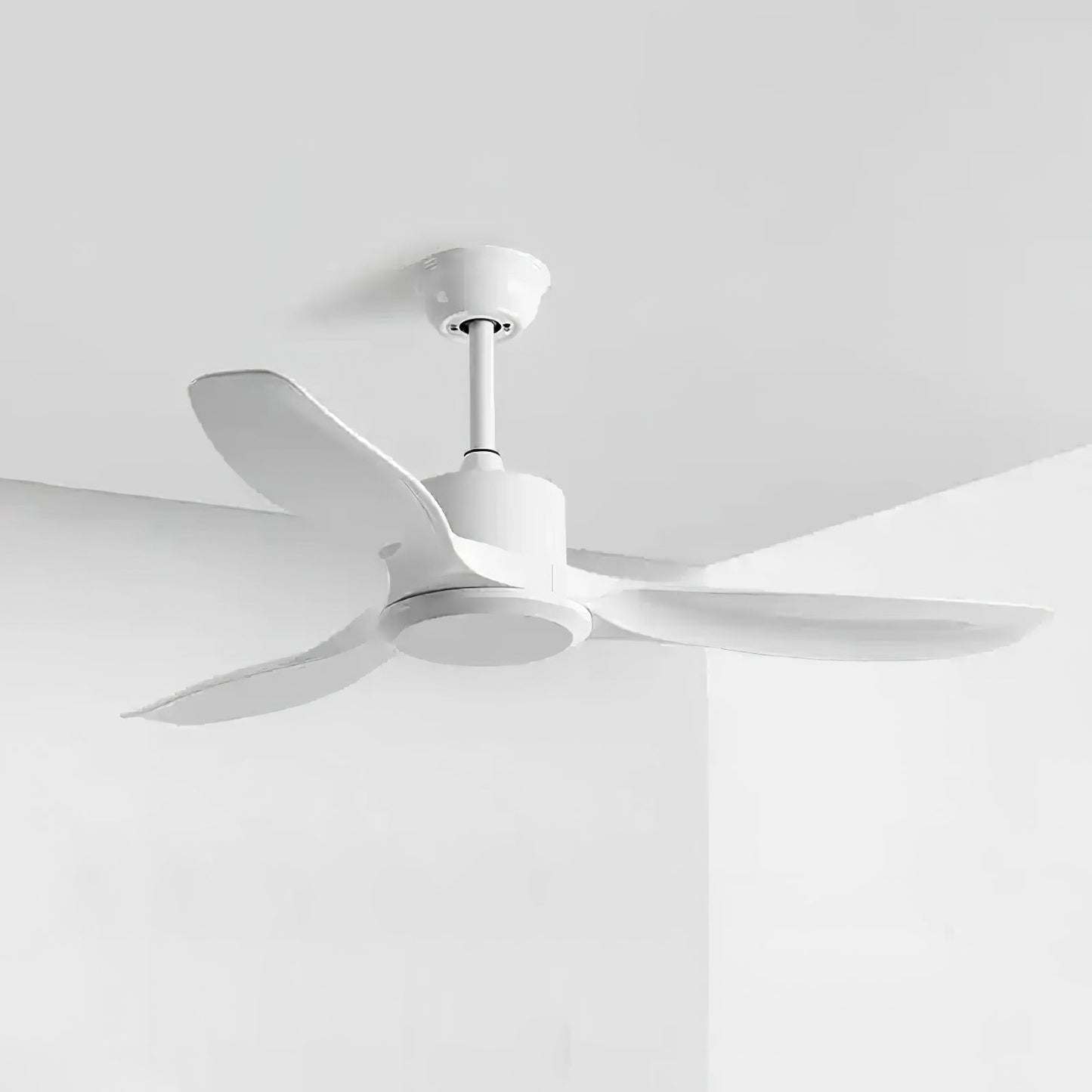 Amelia Ceiling Fan ∅ 42″ x H 9.8″ / White & White (ABS blades) 1001 Ceiling fan