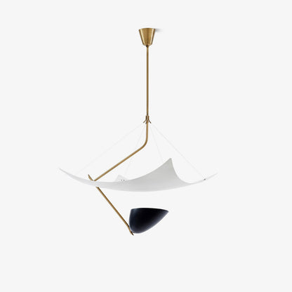 Angelo Lelii Pendant Light ∅ 19.7″ x H 27.6″ / Dia 50cm x H 70cm / Gold & White & Black / Warm Light Pendant light