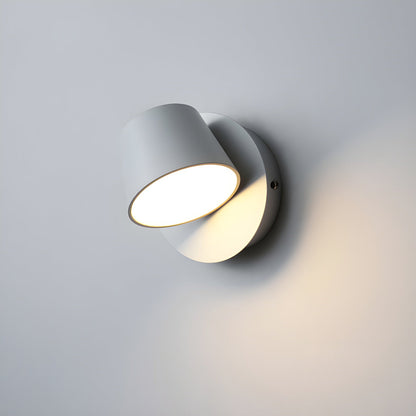 Angle Adjustable Reading Wall Lamp 1-Light: ∅ 4.7″ x H 4.7″ / White / Warm Light Wall lamp
