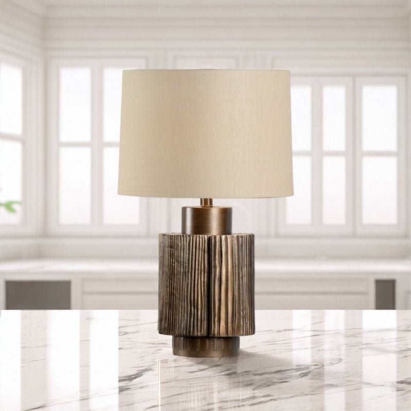 Antique Groove Table Lamp Table lamp