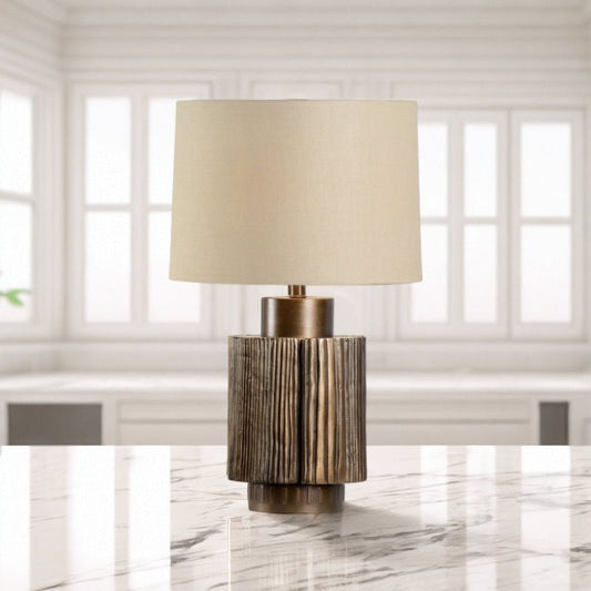 Antique Groove Table Lamp Table lamp