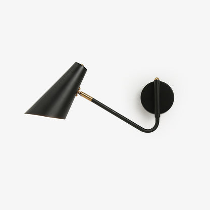 Apex Wall Sconce ∅ 16.5″ x H 7.5″ / Dia 42cm x H 19cm / Black / 1 Piece Wall lamp