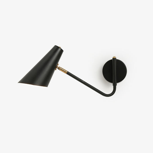 Apex Wall Sconce ∅ 16.5″ x H 7.5″ / Dia 42cm x H 19cm / Black / 1 Piece Wall lamp