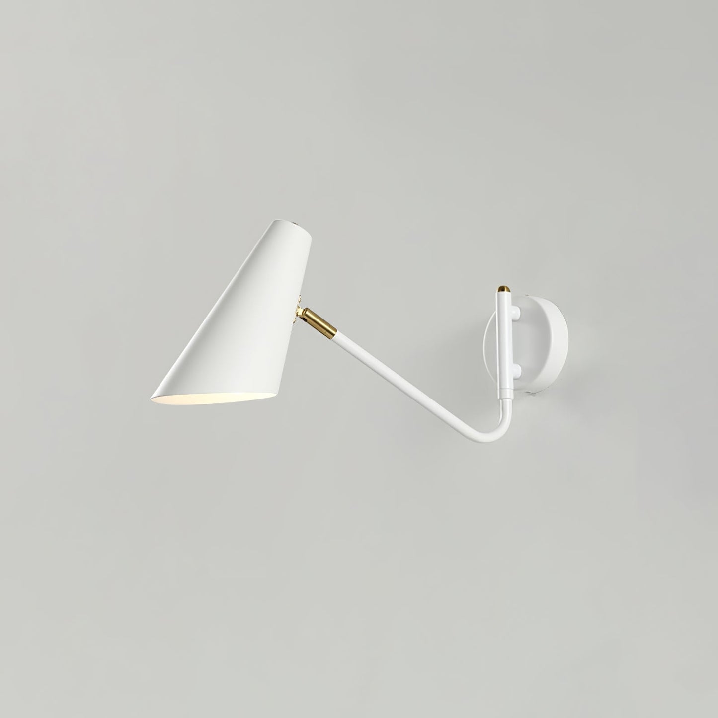 Apex Wall Sconce ∅ 16.5″ x H 7.5″ / Dia 42cm x H 19cm / White / 1 Piece Wall lamp