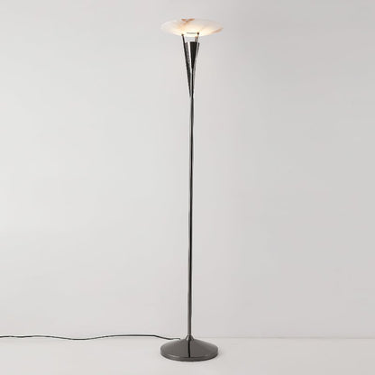 Aragon Floor Lamp ∅ 13.4″ x H 66.9″ & Warm Light / Black / US Plug Floor lamp