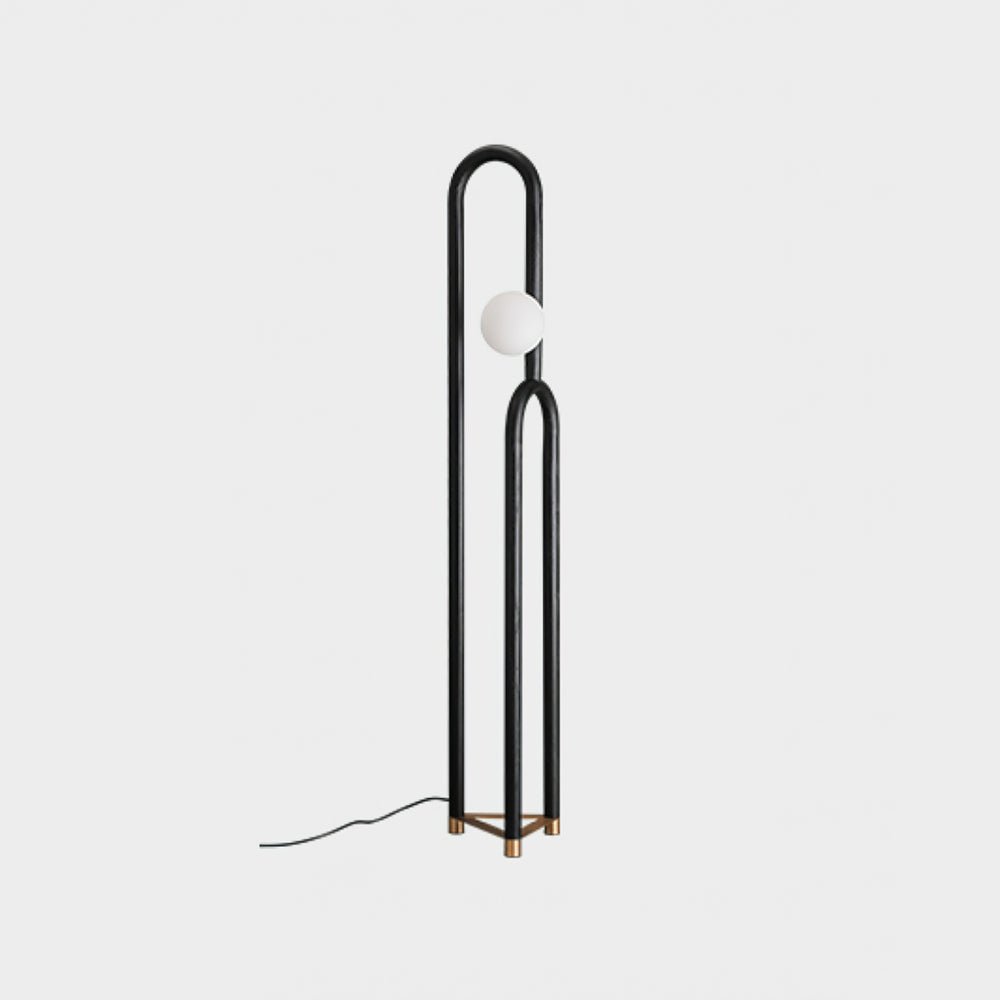Arc N Floor Lamp ∅ 8.7″ x H 52.4″ / Black / US Plug Floor lamp