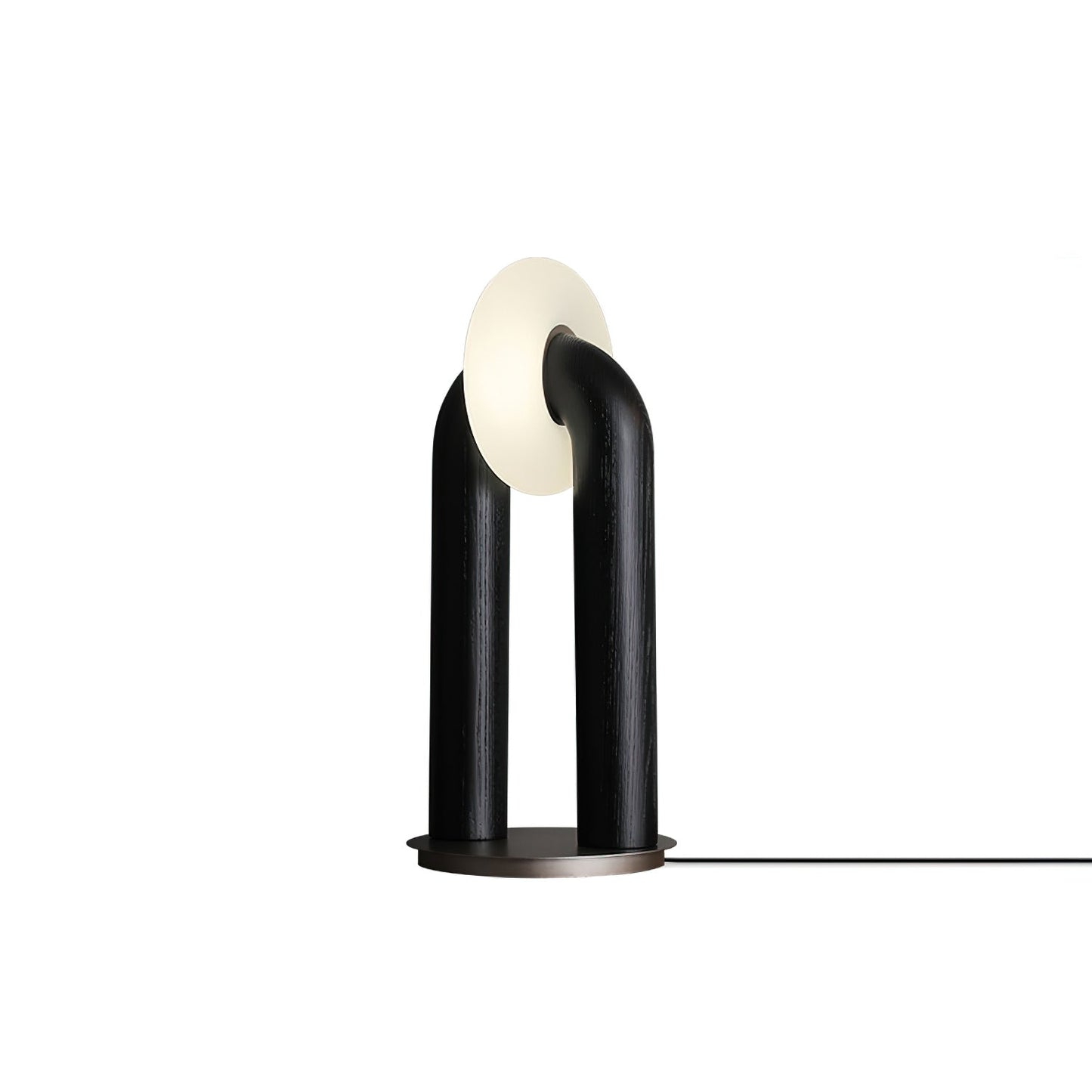 Arcadia Table Lamp ∅ 7.8″ x H 17.7″ / Dia 20cm x H 45cm / Black / US Plug Table lamp