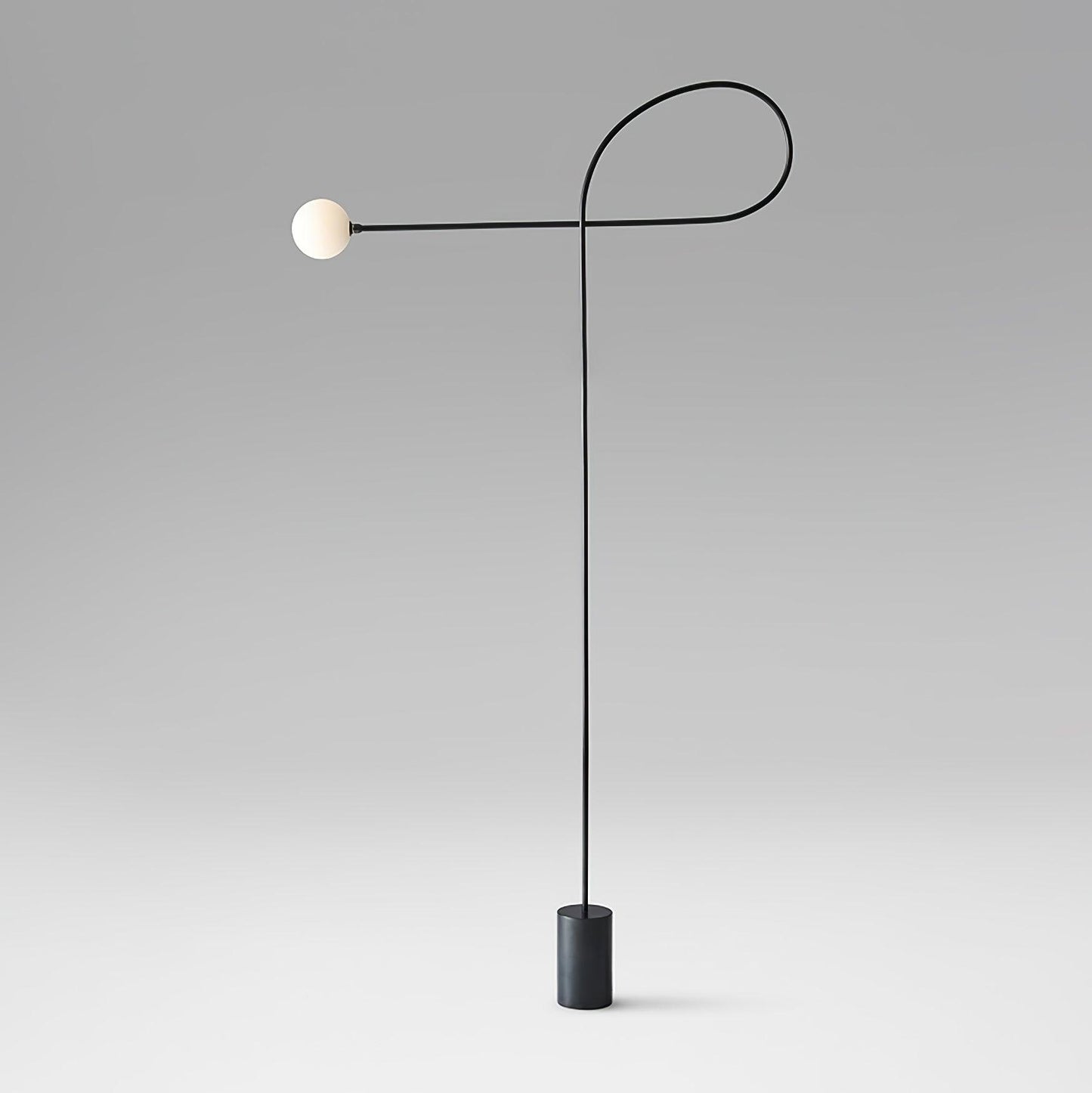 Arcane Orb Floor Lamp ∅ 39.4″ x H 59.1″ / Dia 100cm x H 150cm / Black & White / US Plug Floor lamp