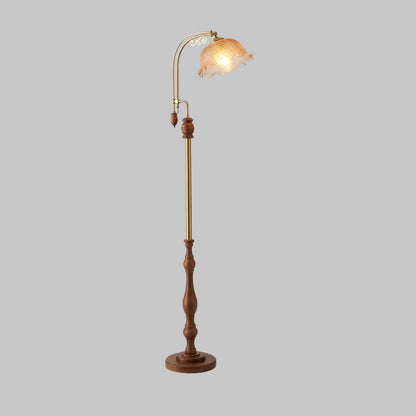 Arch Curves Floor Lamp ∅ 17.7″ x H 66.1″ / Amber Crack / US Plug Floor lamp