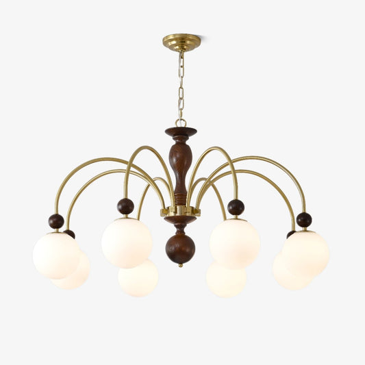 Archway Walnut Color Chandelier Chandelier